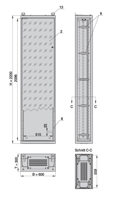 Teleschrank SZU